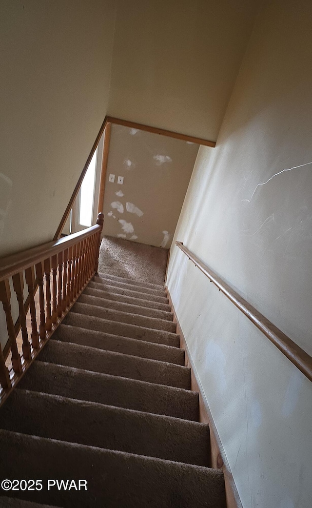 view of staircase