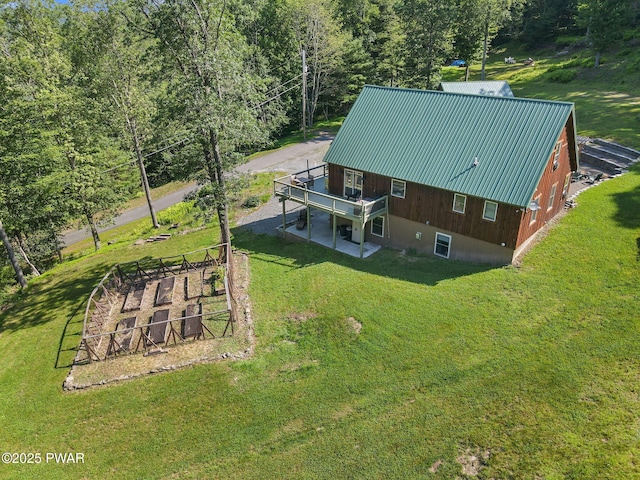 980 Long Ridge Rd, Hawley, PA 18428 - view from above of property