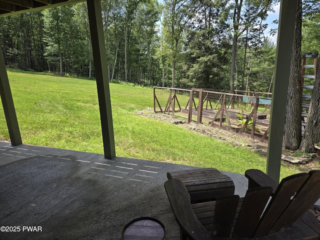 980 Long Ridge Rd, Hawley, PA 18428 - view of yard with a patio