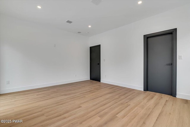 328 Forest Dr, Lords Valley, PA 18428 - empty room featuring recessed lighting and light wood finished floors