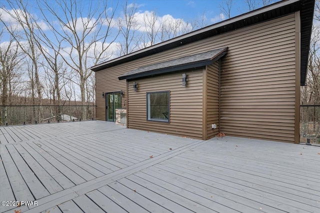328 Forest Dr, Lords Valley, PA 18428 - view of wooden terrace