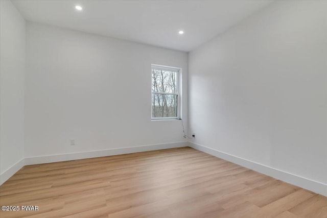 328 Forest Dr, Lords Valley, PA 18428 - unfurnished room with recessed lighting and light wood finished floors