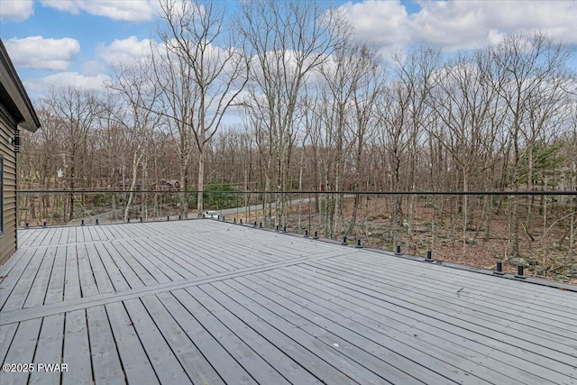 328 Forest Dr, Lords Valley, PA 18428 - view of wooden deck