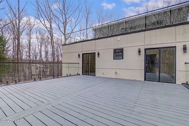 328 Forest Dr, Lords Valley, PA 18428 - view of wooden terrace