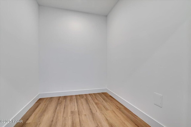 328 Forest Dr, Lords Valley, PA 18428 - unfurnished room with light wood finished floors and baseboards