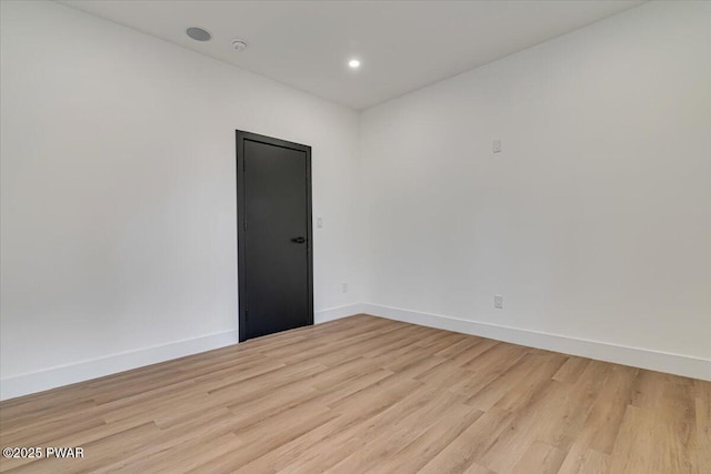 328 Forest Dr, Lords Valley, PA 18428 - spare room featuring light wood-type flooring and recessed lighting