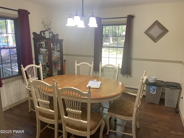 110 Stonefield Rd, Milford, PA 18337 - dining room with a chandelier and wood finished floors