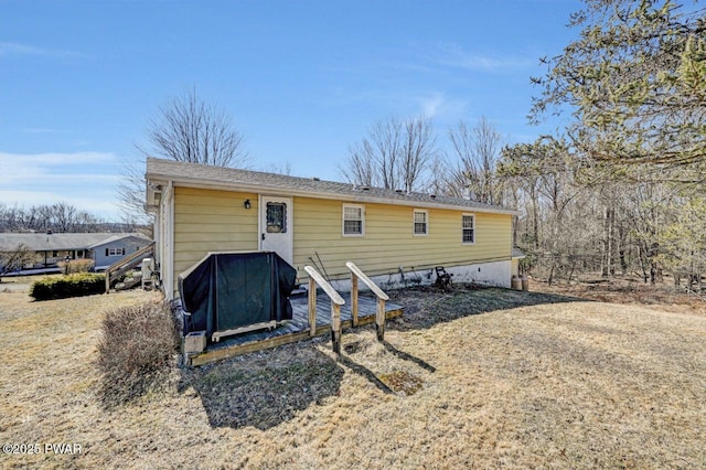 view of rear view of house