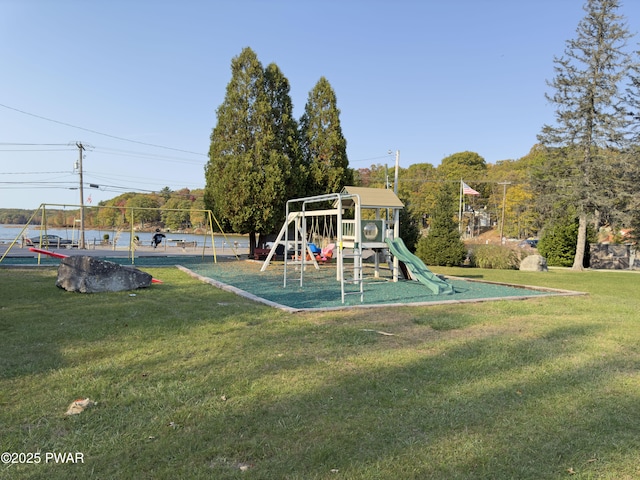 69 E Shore Dr, Hawley, PA 18428 - community jungle gym with a lawn