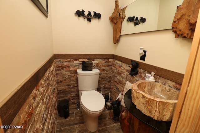 bathroom with toilet