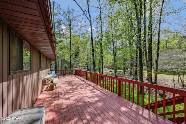 1036 Mountain Top Dr, Lake Ariel, PA 18436 - view of wooden deck