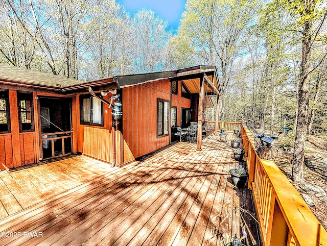 view of deck