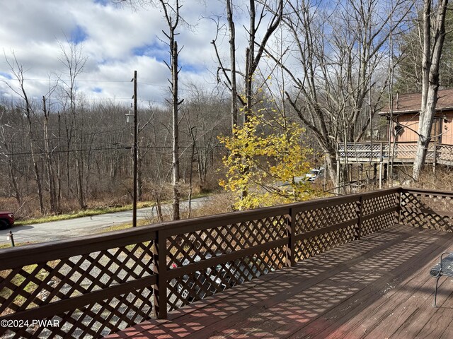 view of deck