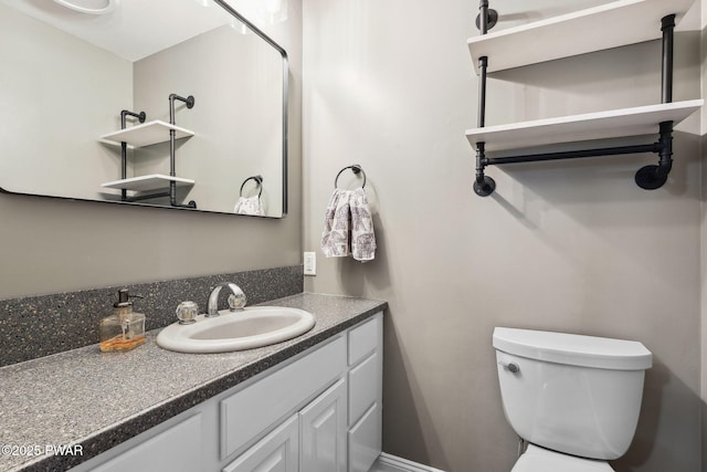 198 State Route 690, Springbrook Township, PA 18444 - bathroom with toilet and vanity