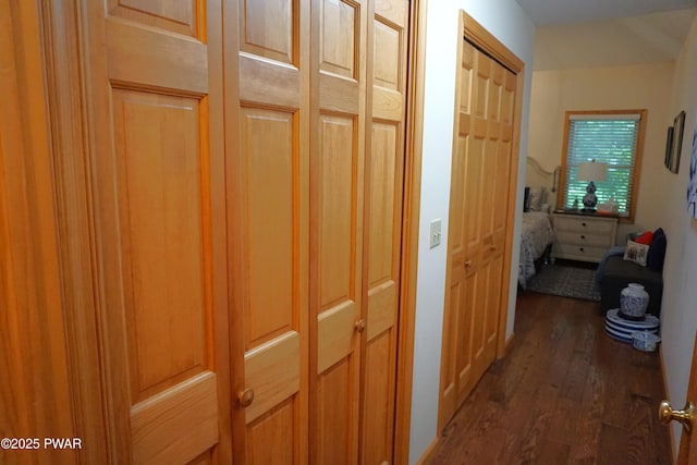 103 Valley Forge Rd, Milford, PA 18337 - hallway featuring dark wood-style floors