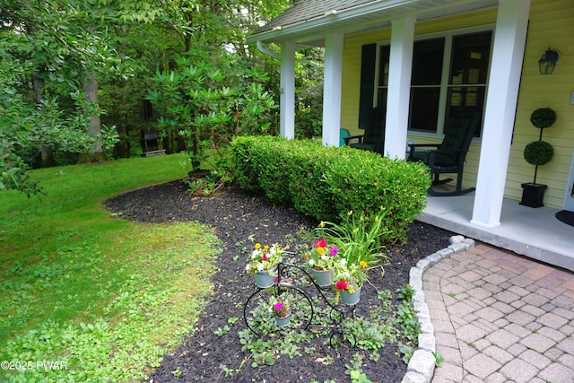 103 Valley Forge Rd, Milford, PA 18337 - view of yard featuring a porch