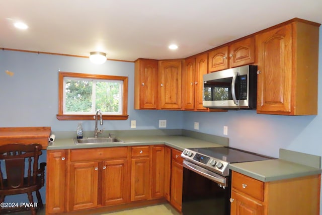 kitchen featuring sink and stainless steel appliances