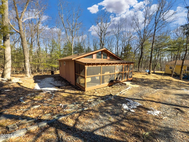 view of outbuilding with an outbuilding