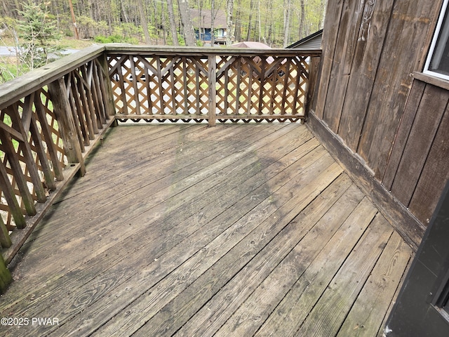view of deck