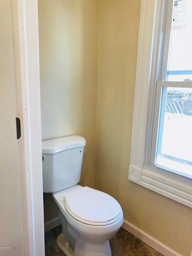 bathroom with toilet