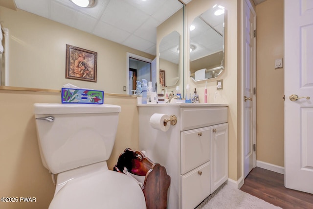 37 Rockpoint Ct, Lake Ariel, PA 18436 - bathroom featuring vanity and a paneled ceiling