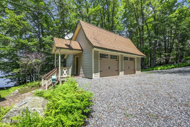 37 Rockpoint Ct, Lake Ariel, PA 18436 - view of detached garage
