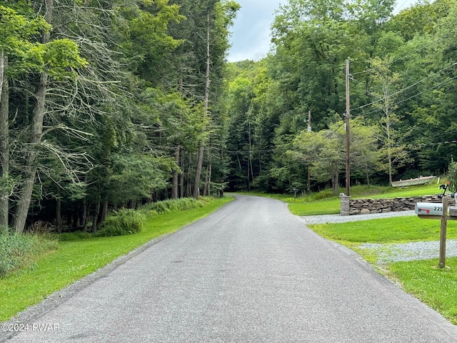 view of road