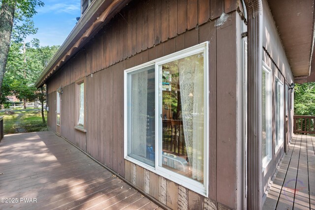 71 Boulder Point Rd, Lakeville, PA 18438 - view of wooden deck