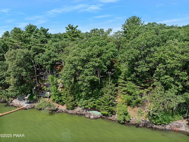 71 Boulder Point Rd, Lakeville, PA 18438 - aerial view of property and surrounding area featuring a heavily wooded area