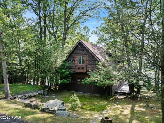 71 Boulder Point Rd, Lakeville, PA 18438 - view of side of property