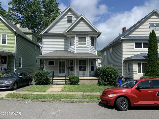 2227 Capouse Ave, Scranton, PA 18509 - view of front of property featuring covered porch
