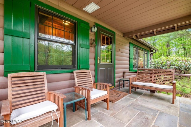 349 Starlight Lake Rd, Starlight, PA 18461 - view of covered porch
