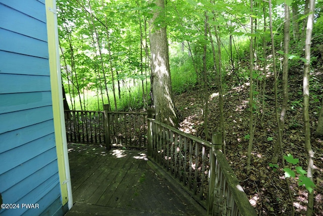 view of deck