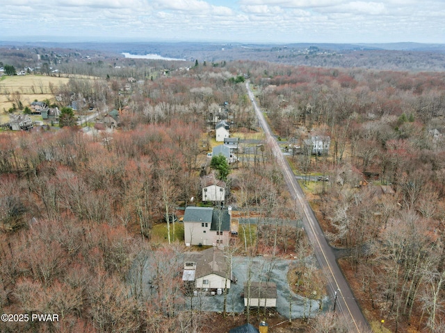 104 Rockway Rd, Lake Ariel, PA 18436 - birds eye view of property with a forest view