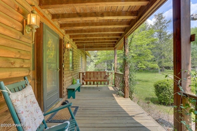 33 Syloro Ln, Damascus, PA 18415 - porch with a yard