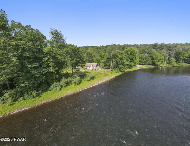 18 Tammany Flts, Damascus, PA 18415 - water view with a heavily wooded area