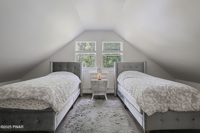 18 Tammany Flts, Damascus, PA 18415 - bedroom with wood finished floors and vaulted ceiling