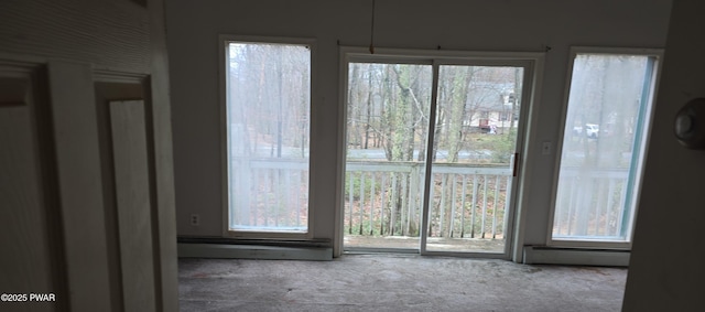 171 Flatbrook Way, Milford, PA 18337 - room details with carpet flooring and a baseboard heating unit