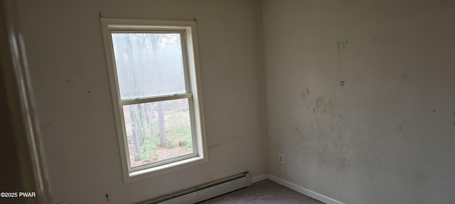 171 Flatbrook Way, Milford, PA 18337 - unfurnished room with baseboards and a baseboard heating unit