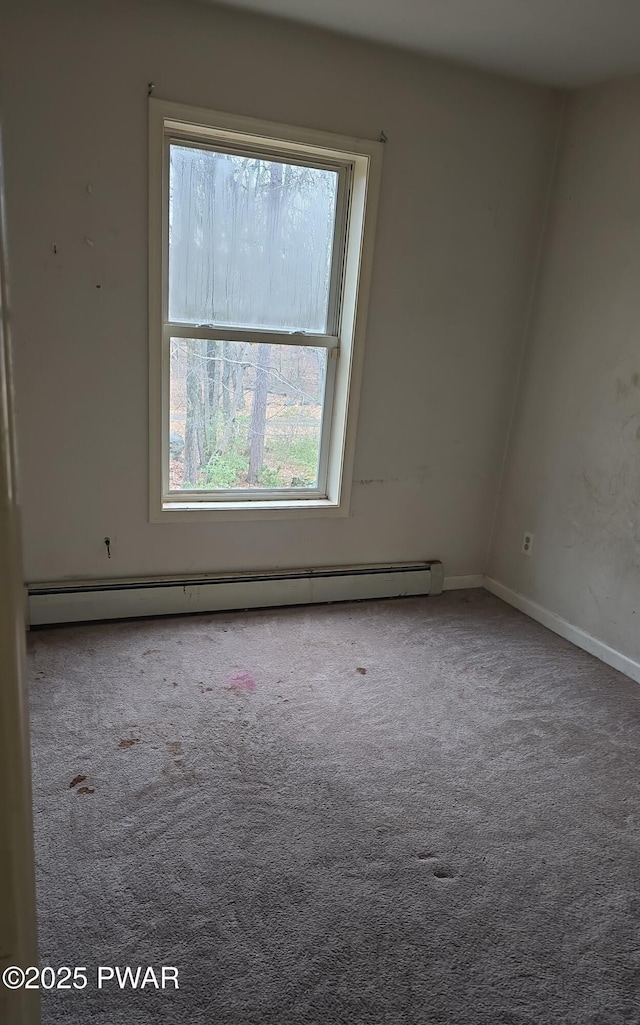 171 Flatbrook Way, Milford, PA 18337 - carpeted empty room featuring baseboard heating and baseboards