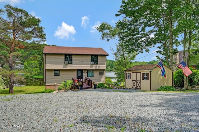 29 Tanglewood Ln, Lake Ariel, PA 18436 - view of front of home with a storage shed