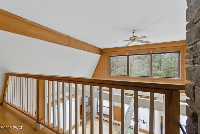 20 Chuck Foster Dr, Hawley, PA 18428 - corridor with wood finished floors