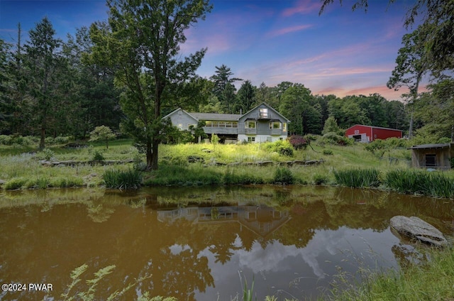 property view of water