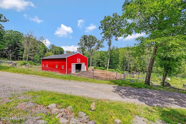 view of outbuilding