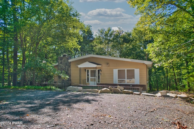 view of front of house