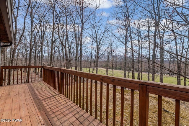 105 Beechwood Ln, Greentown, PA 18426 - view of wooden deck