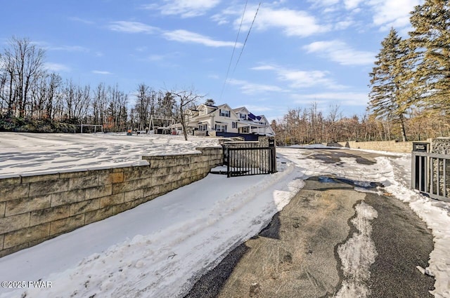 view of road