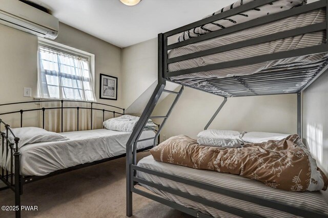 2557 Long Pond Rd, Long Pond, PA 18334 - bedroom with a wall mounted air conditioner and carpet floors
