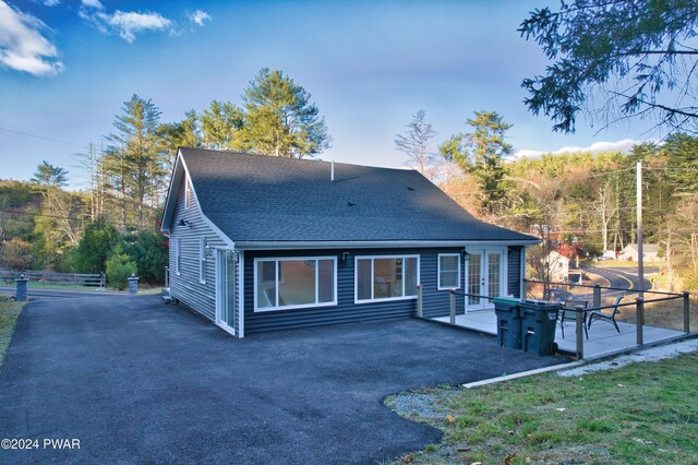 back of house featuring a patio