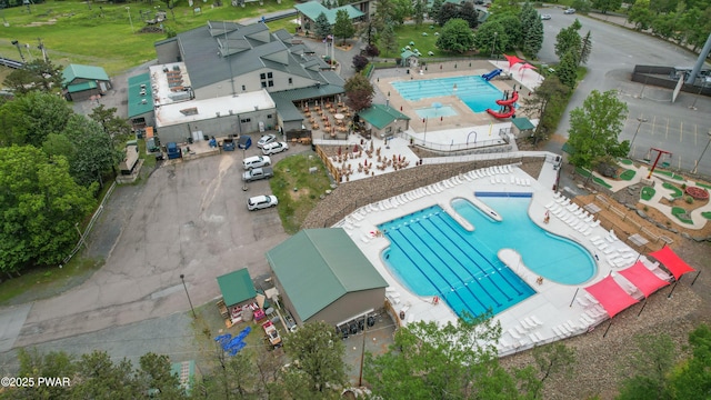 380 Falling Waters Blvd, Lackawaxen, PA 18435 - bird's eye view of a pool